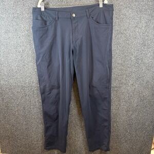 Lululemon ABC Classic-Fit 5 Pocket Pant Warpstreme Size 38 Navy Blue